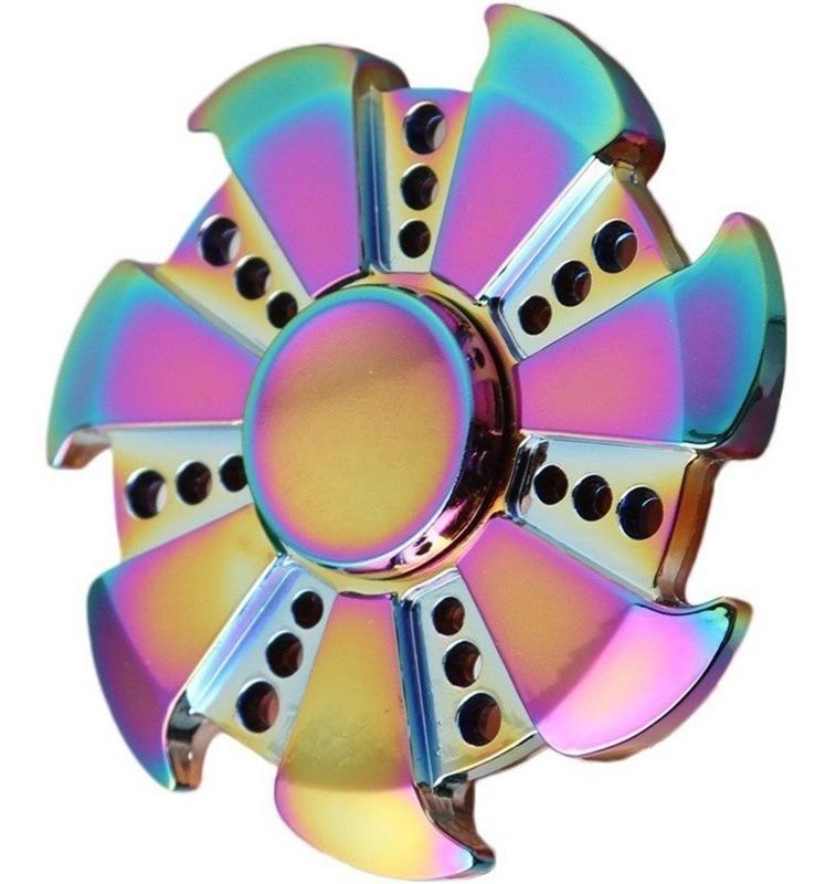 Spinner Tornasol Juguete Antiestres Niño Fidget Toy Variedad