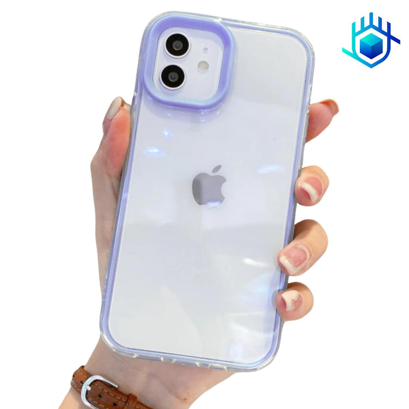 Funda Acrigel para iPhone+ Mica Uso Rudo Mujer Hombre Rigida