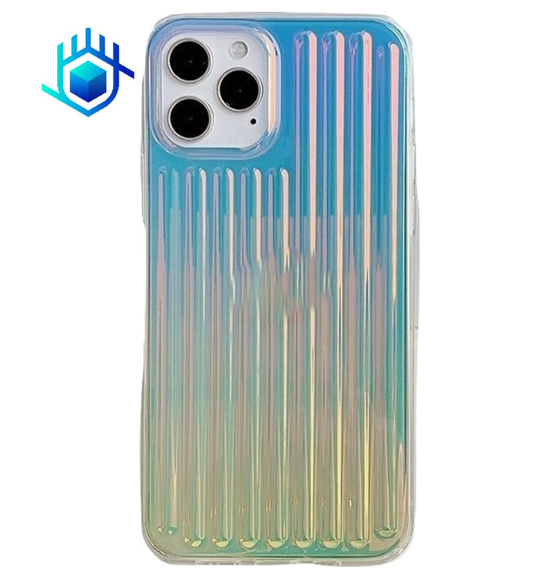 Funda Premium Tornasol para iPhone 14 Plus +Mica Case Gruesa